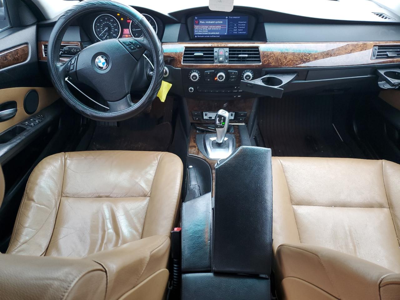2008 BMW 5er VIN WBANV13518CZ58981 Copart auction photo, front end / rear end damage thumbnail 8