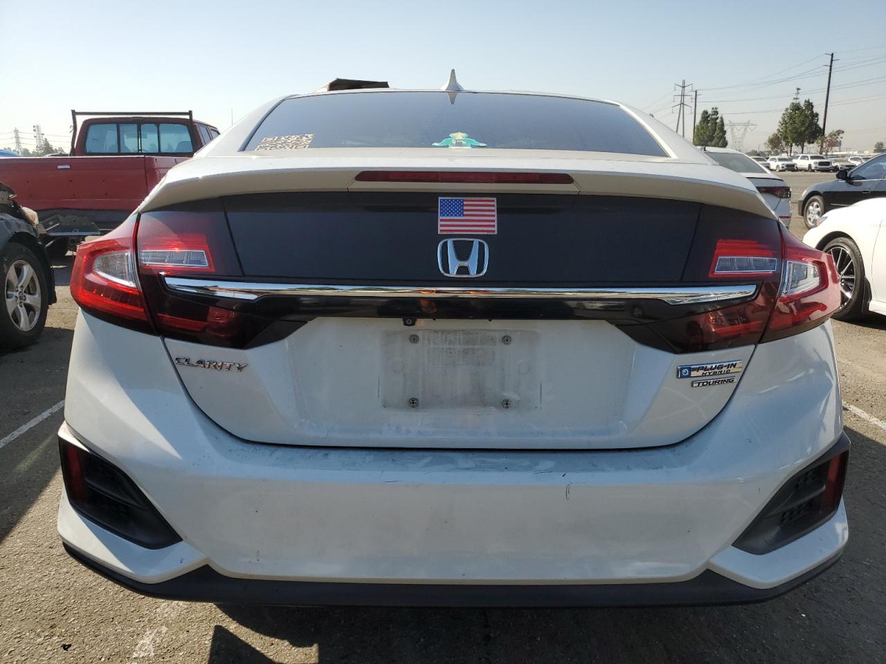2018 Honda Clarity VIN JHMZC5F33JC007763 Copart auction photo, front end / side damage thumbnail 6