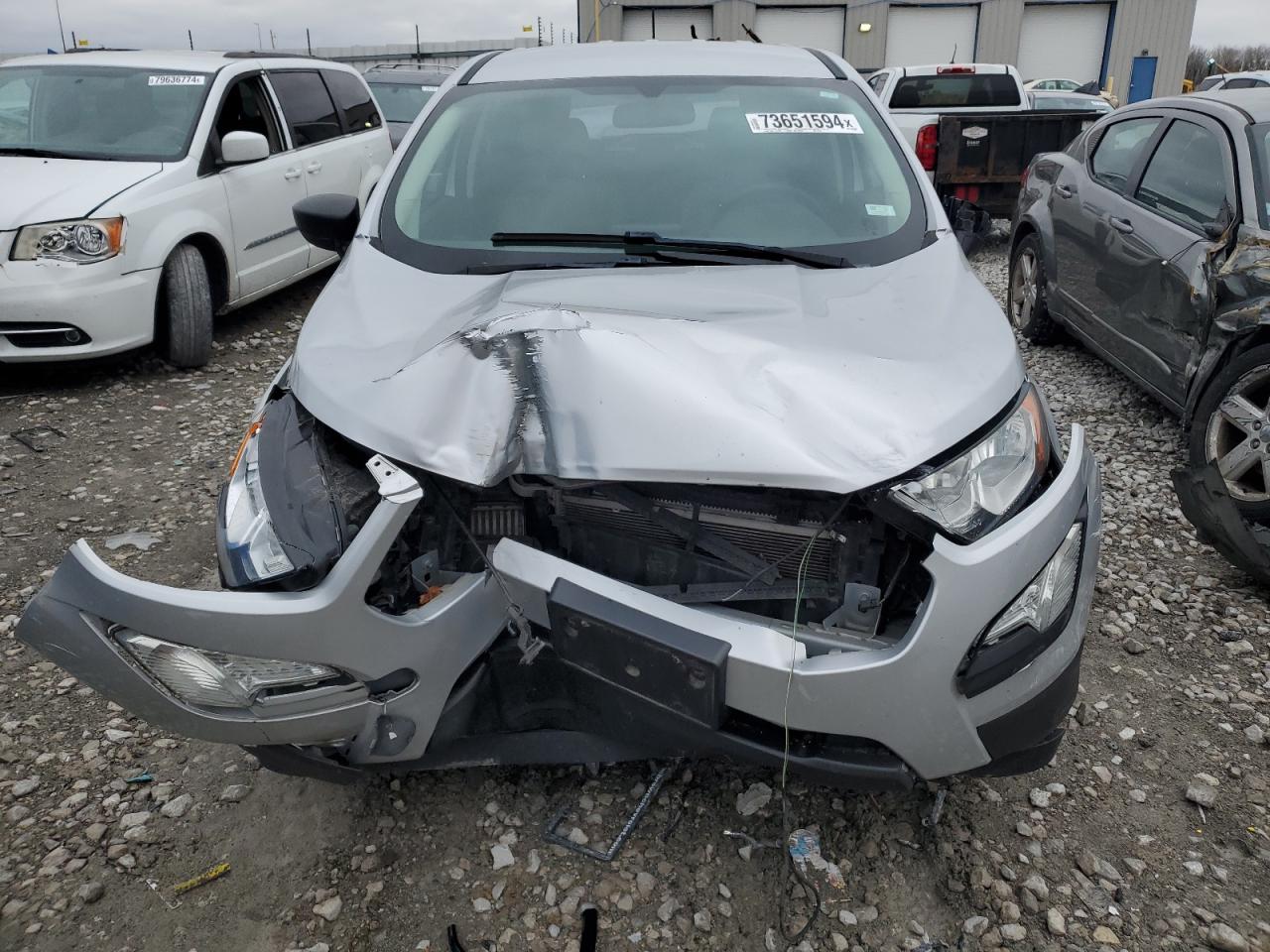 2018 Ford EcoSport VIN MAJ3P1RE7JC227737 Copart auction photo, front end damage thumbnail 5