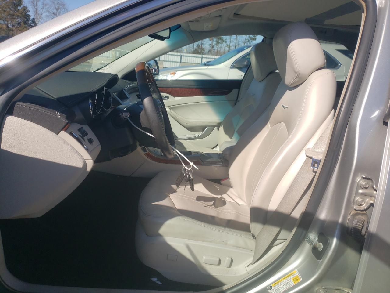 2008 Cadillac CTS VIN 1G6DT57V080197208 Copart auction photo, front end / side damage thumbnail 7