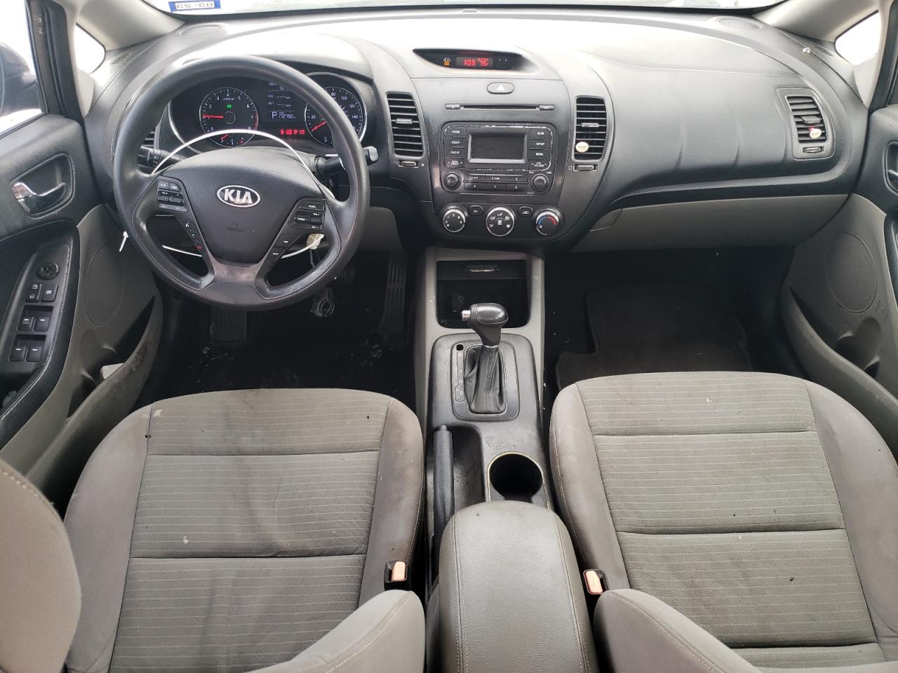 2014 KIA Forte VIN KNAFX4A62E5093871 Copart auction photo, all over damage thumbnail 8