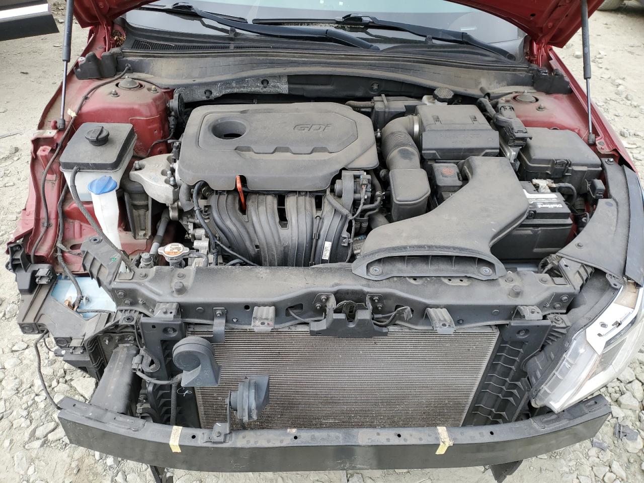 2018 KIA Optima VIN 5XXGT4L37JG195050 Copart auction photo, front end / mechanical damage thumbnail 11