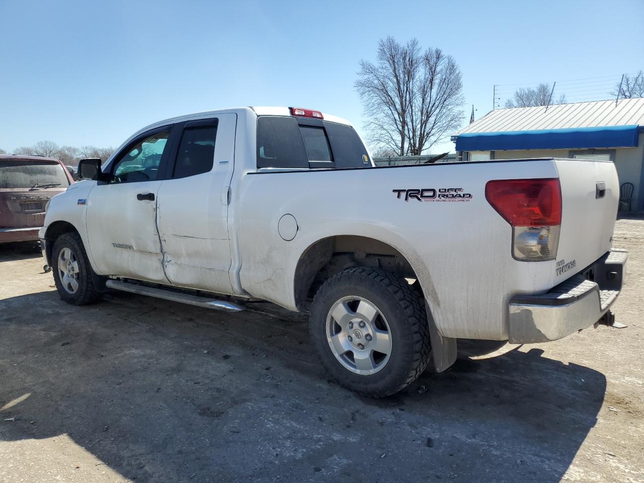 2007 Toyota Tundra VIN 5TFBV54137X026121 Copart auction photo, side / front end damage thumbnail 2