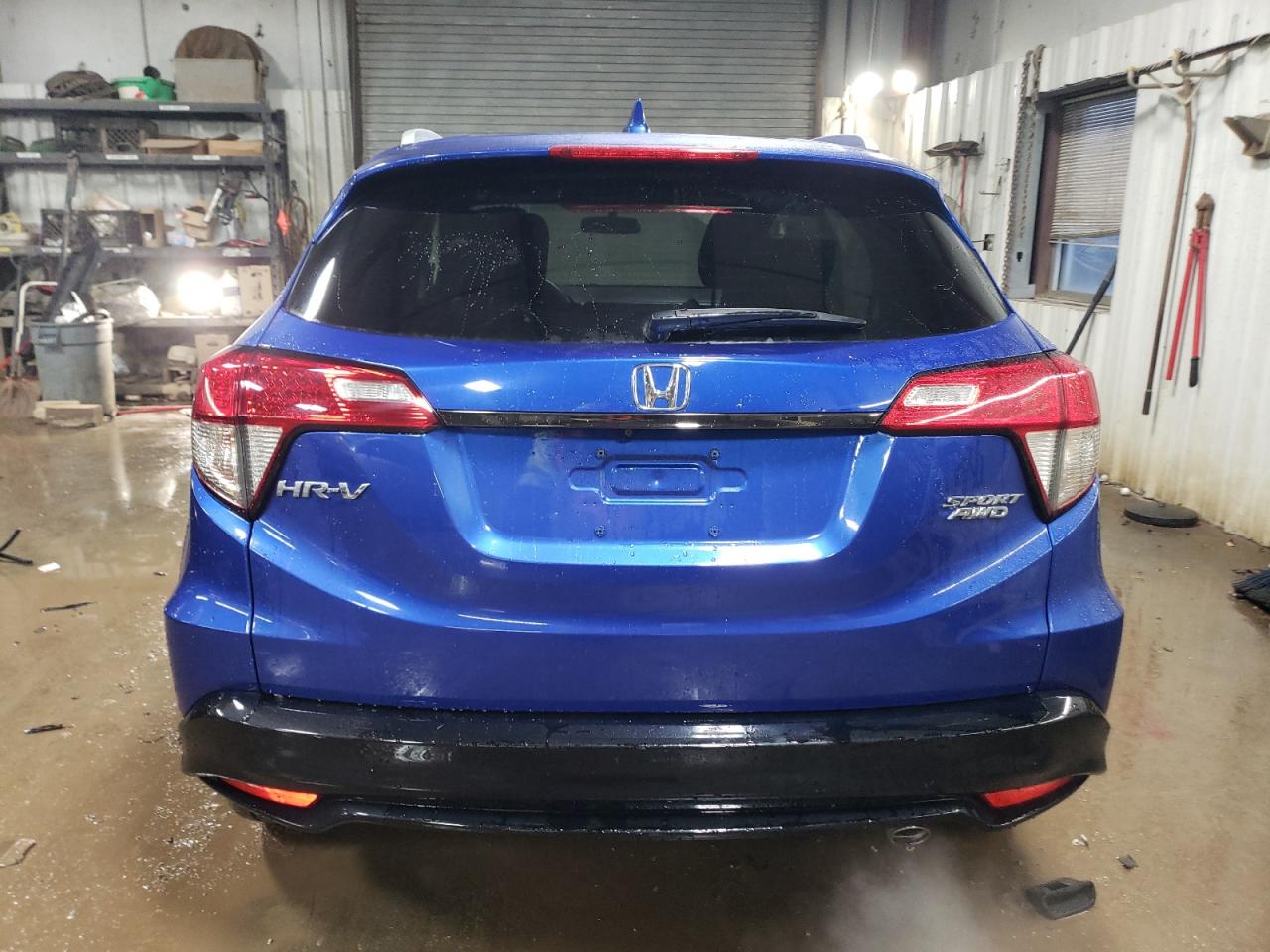 2021 Honda HR-V VIN 3CZRU6H14MM735783 Copart auction photo, side / rear end damage thumbnail 6