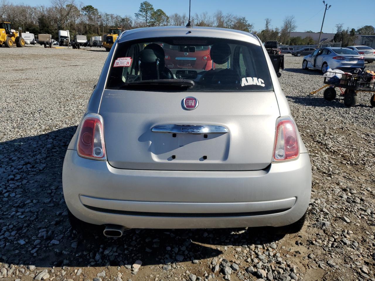 2013 Fiat 500 VIN 3C3CFFAR4DT689677 Copart auction photo, all over damage thumbnail 6