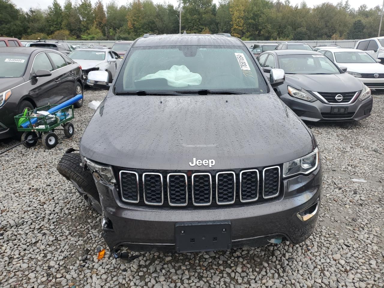 2018 Jeep Grand Cherokee VIN 1C4RJEBG4JC185651 Copart auction photo, front end damage thumbnail 5