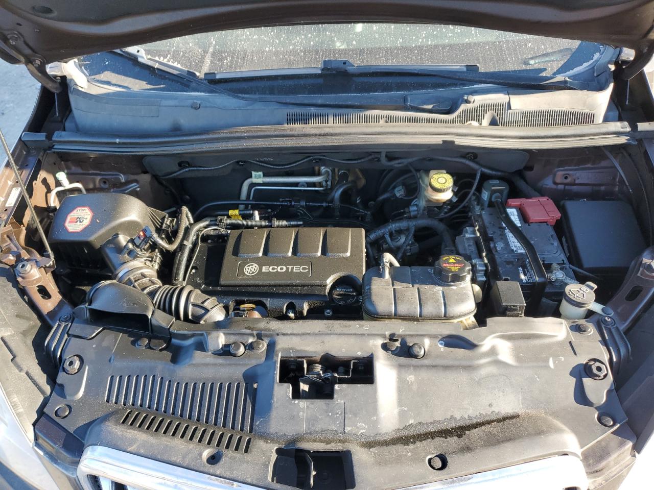 2014 Buick Encore VIN KL4CJBSB8EB677792 Copart auction photo, vandalism / undercarriage damage thumbnail 13