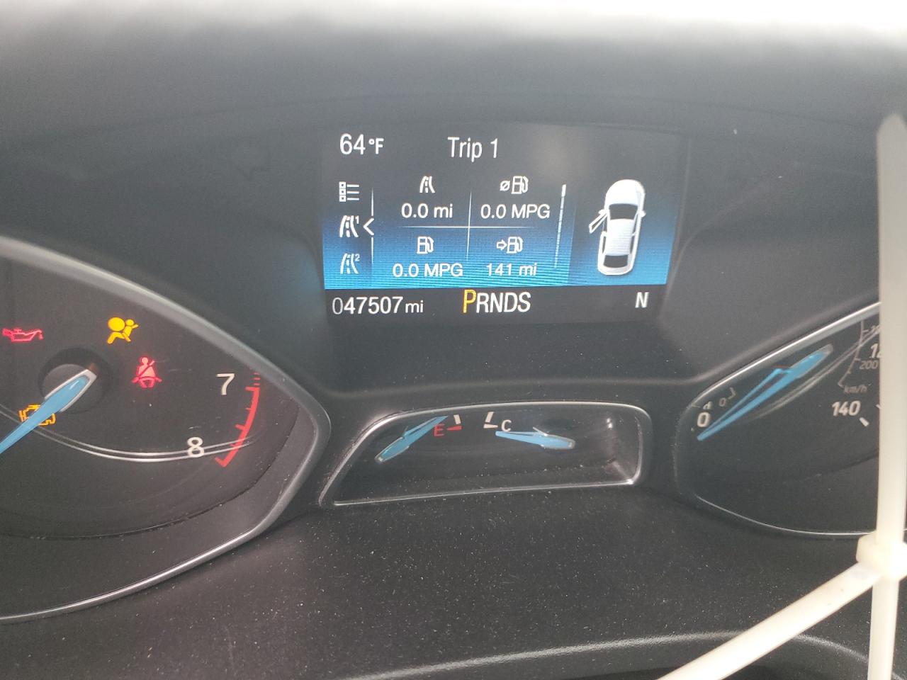 2018 Ford Focus VIN 1FADP3H23JL299235 Copart auction photo, front end damage thumbnail 9