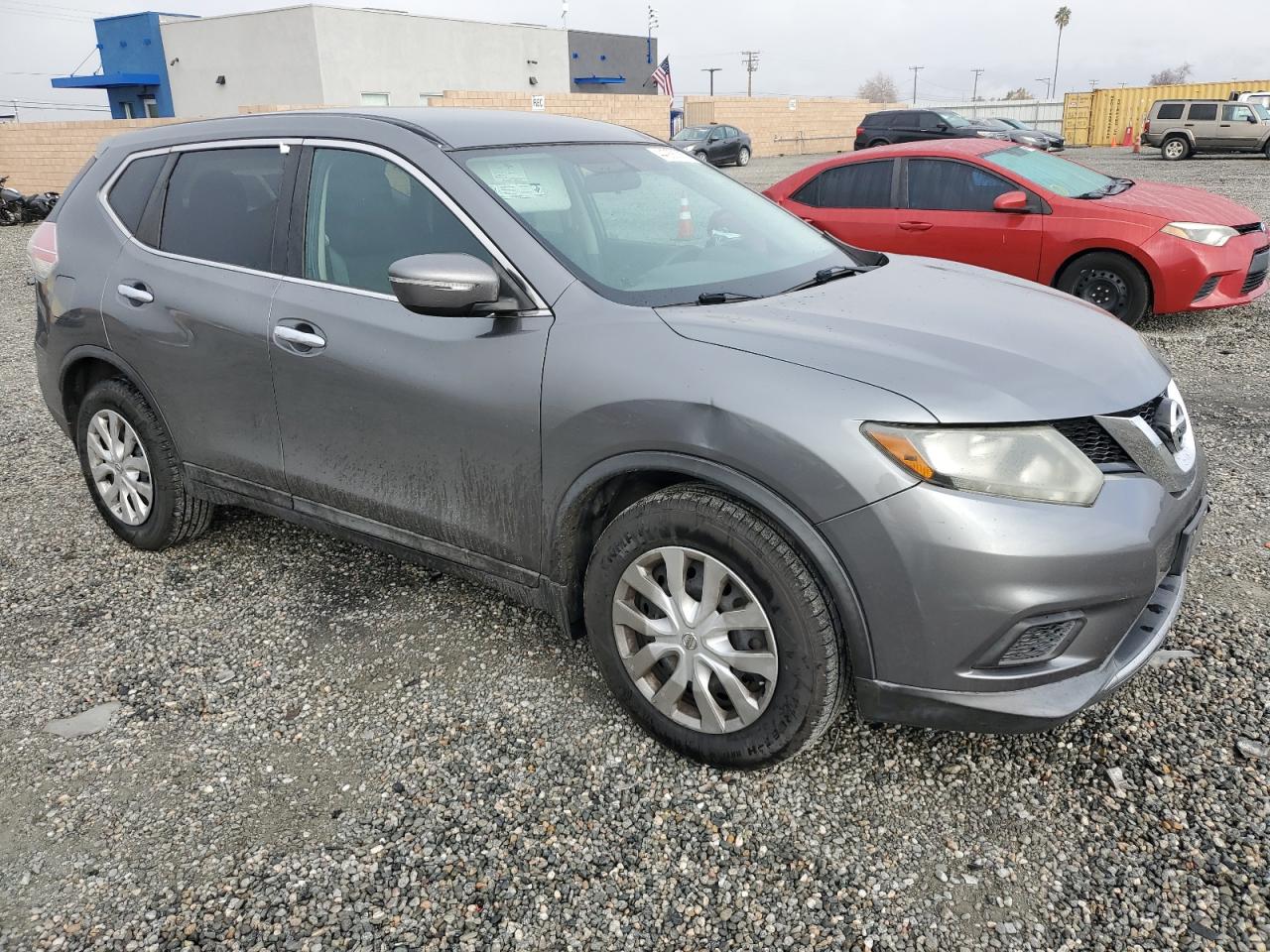 2015 Nissan Rogue VIN 5N1AT2MLXFC869137 Copart auction photo, front end / side damage thumbnail 4