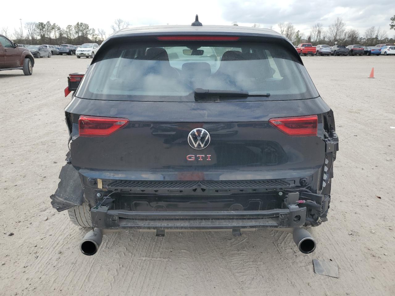 2022 Volkswagen GTI VIN WVWG87CD7NW211974 Copart auction photo, rear end / side damage thumbnail 6