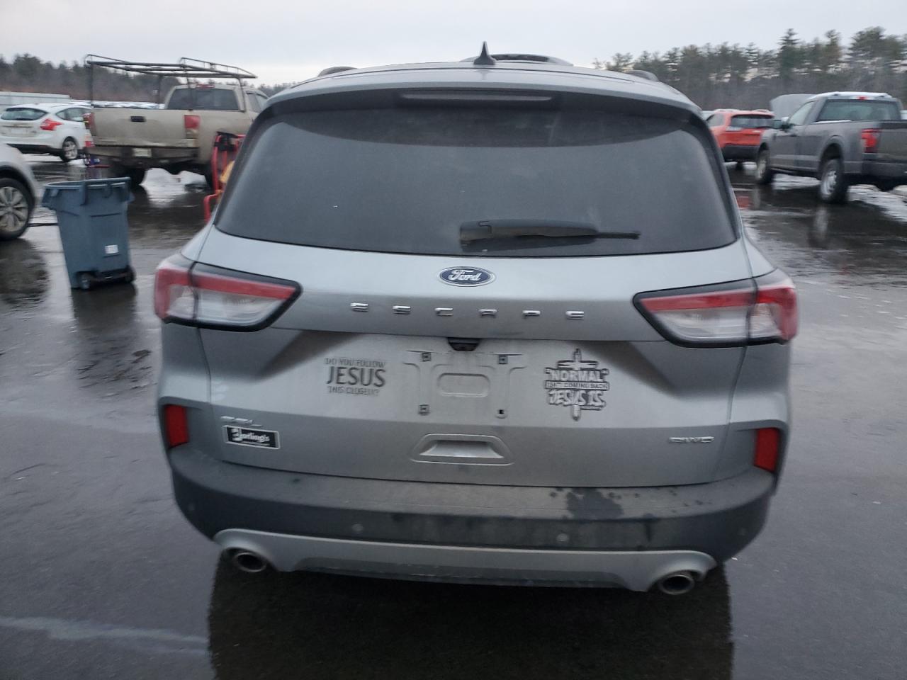 2022 Ford Escape VIN 1FMCU9H64NUB59422 Copart auction photo, partial repair damage thumbnail 6
