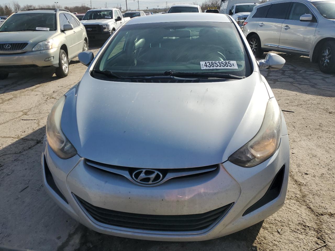 2014 Hyundai Elantra VIN 5NPDH4AEXEH512323 Copart auction photo, side / rear end damage thumbnail 5