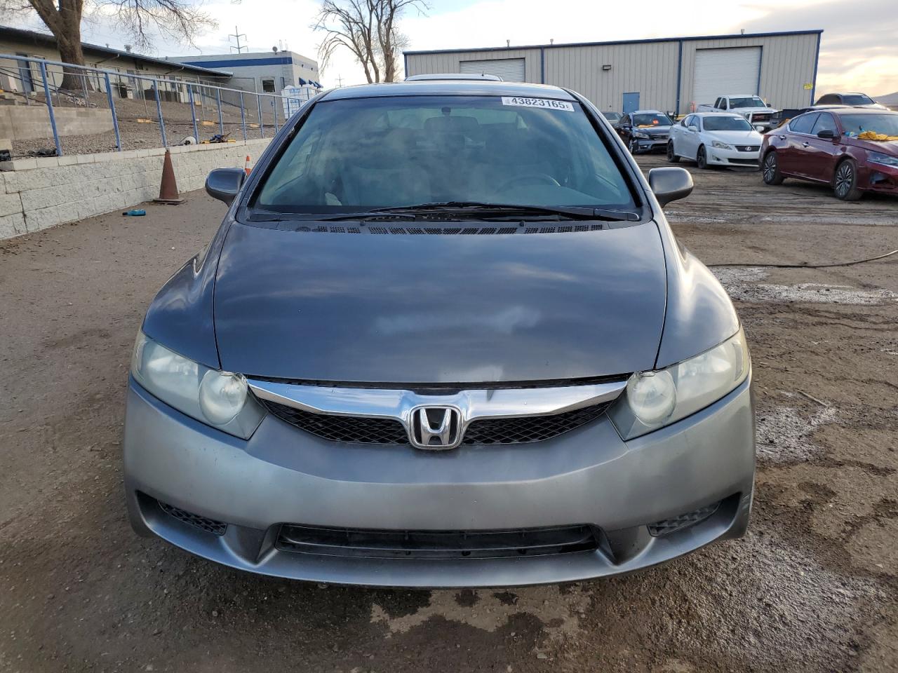 2010 Honda Civic VIN 2HGFA1F55AH561681 Copart auction photo, side damage thumbnail 5