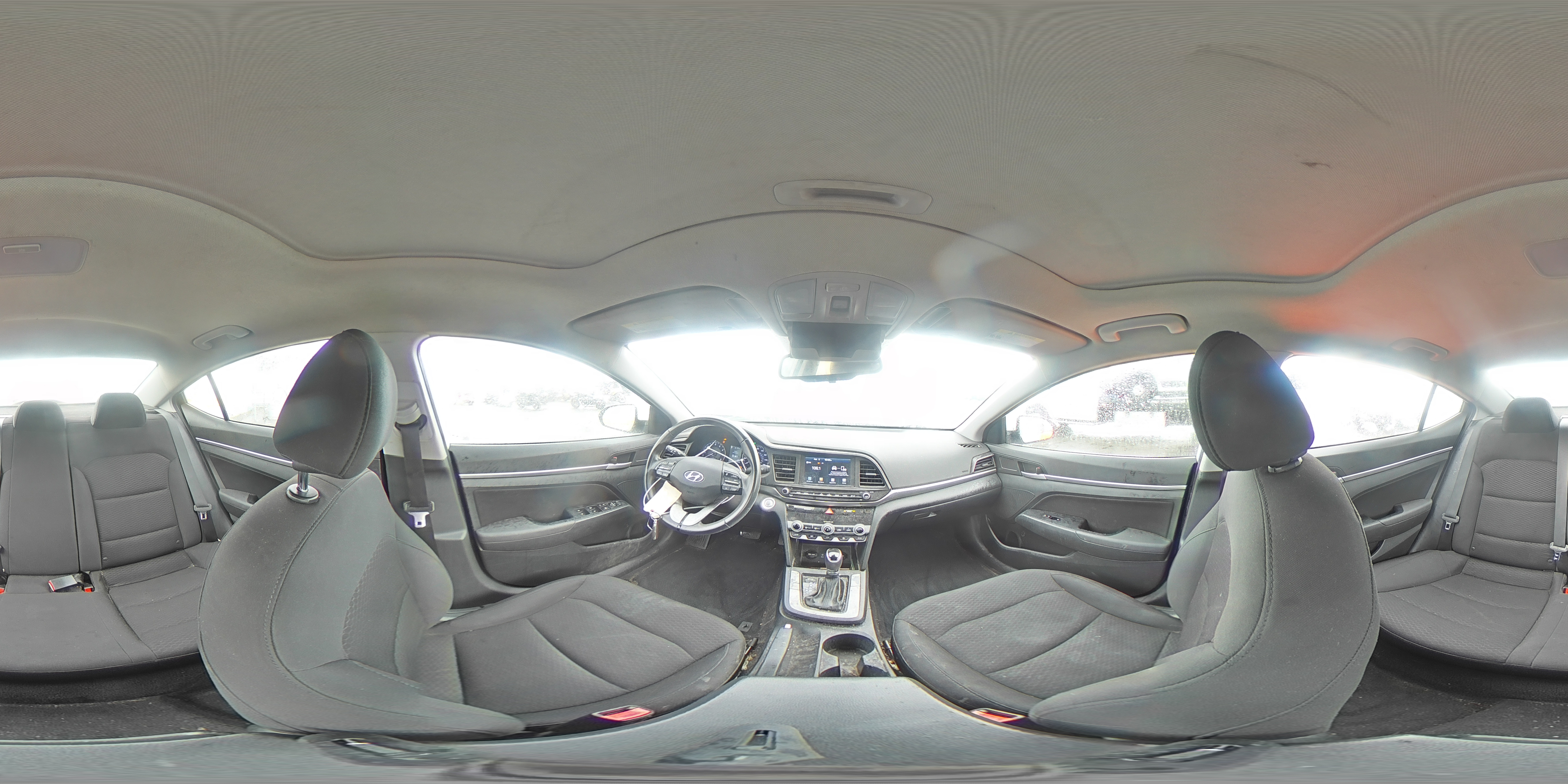 2019 Hyundai Elantra VIN 5NPD84LF4KH418827 Copart auction photo, front end / side damage thumbnail 13