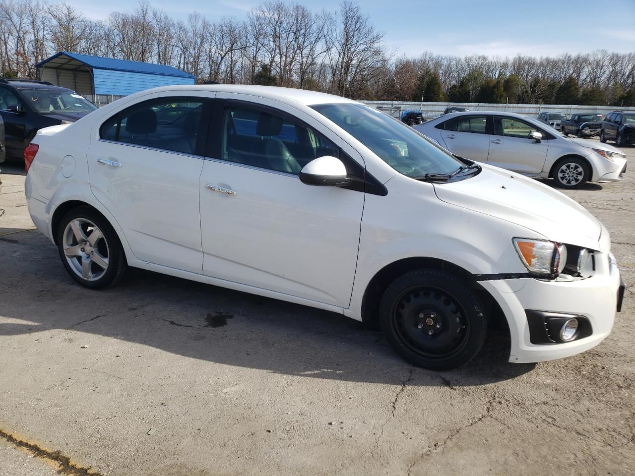 2016 Chevrolet Sonic VIN 1G1JE5SB6G4161353 Copart auction photo, front end / hail damage thumbnail 4