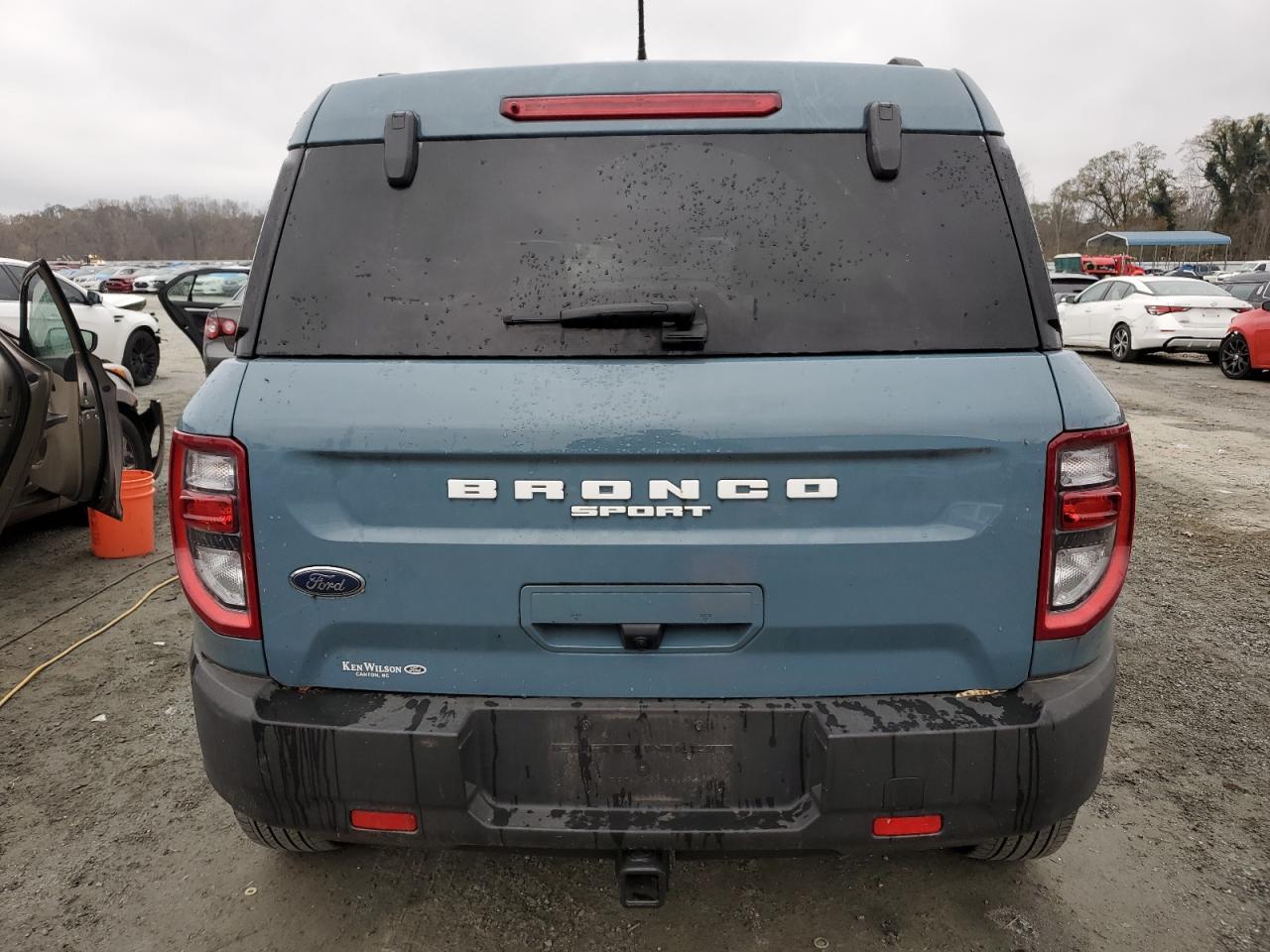 2022 Ford Bronco VIN 3FMCR9B6XNRD78287 Copart auction photo, top/roof damage thumbnail 6