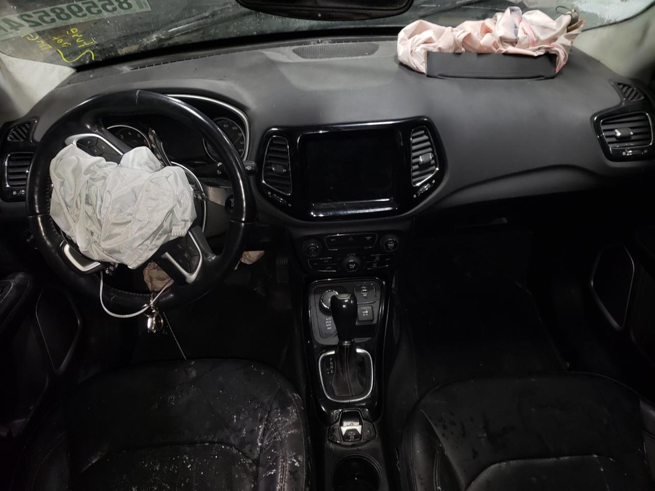 2019 Jeep Compass VIN 3C4NJDCB0KT638262 Copart auction photo, front end damage thumbnail 8