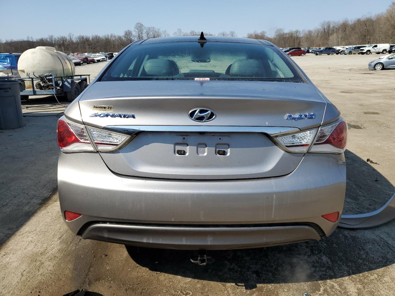 2011 Hyundai Sonata VIN KMHEC4A41BA014889 Copart auction photo, front end damage thumbnail 6