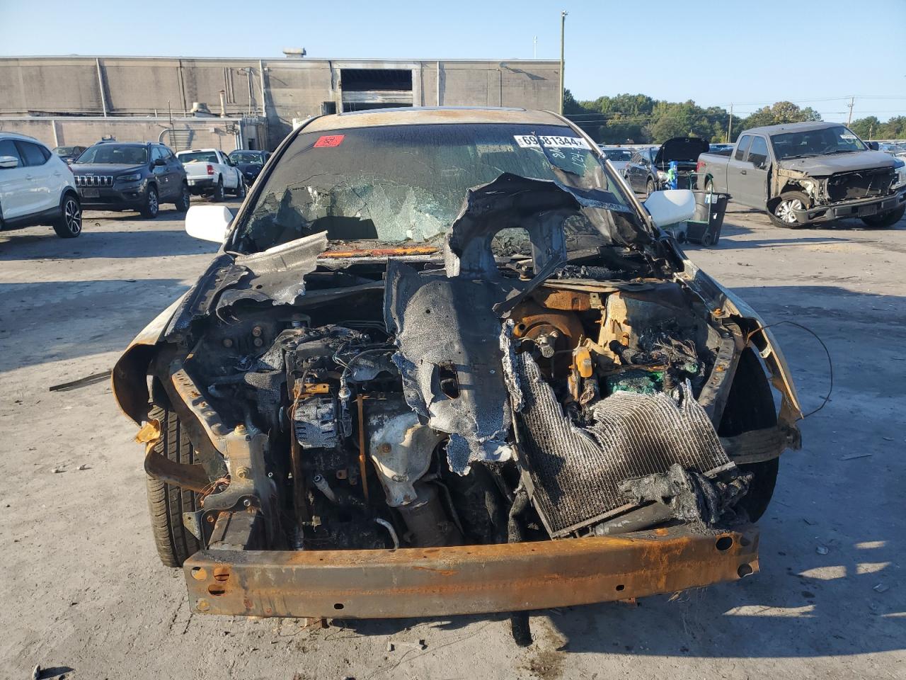 2008 Nissan Altima VIN 1N4AL21E78N525207 Copart auction photo, burn damage thumbnail 5