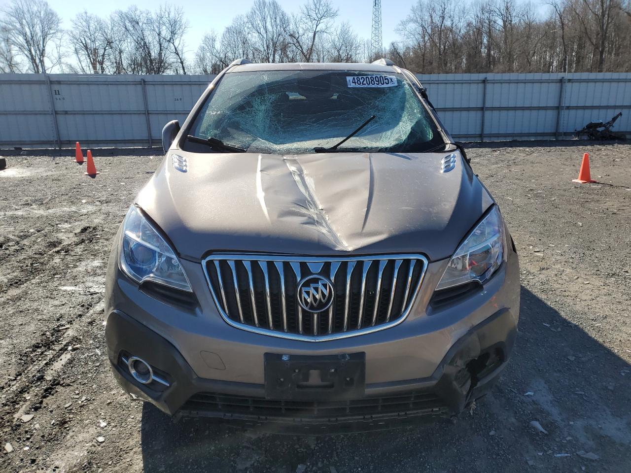 2015 Buick Encore VIN KL4CJFSB3FB156200 Copart auction photo, all over damage thumbnail 5