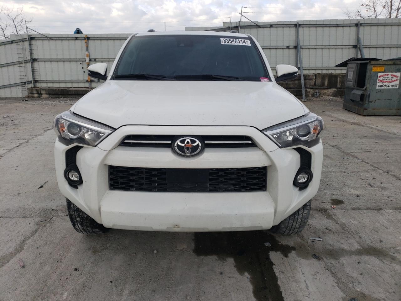 2021 Toyota 4Runner VIN JTENU5JR7M5923990 Copart auction photo, side / rear end damage thumbnail 5