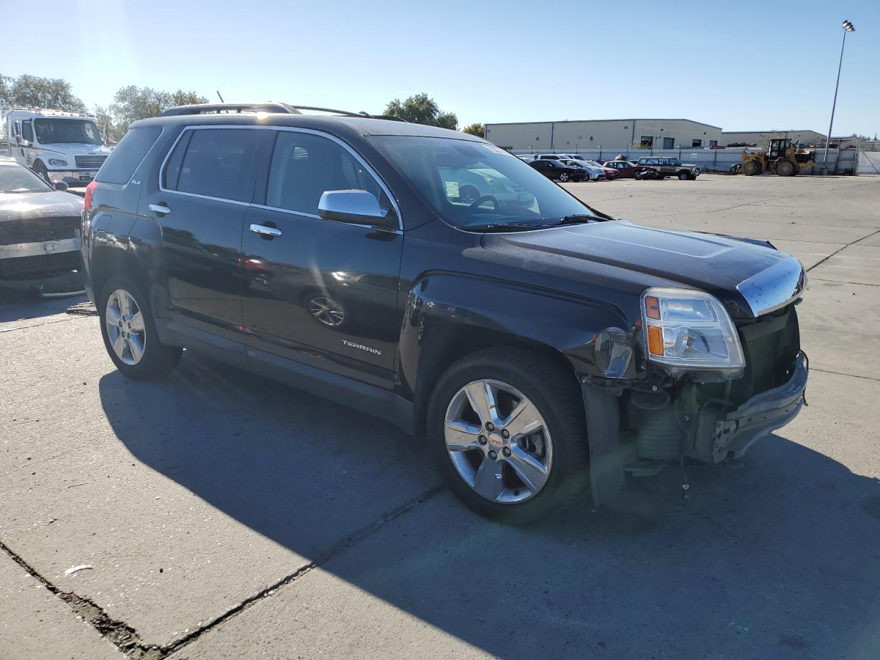 2014 GMC Terrain VIN 2GKALREK5E6142583 Copart auction photo, front end damage thumbnail 4