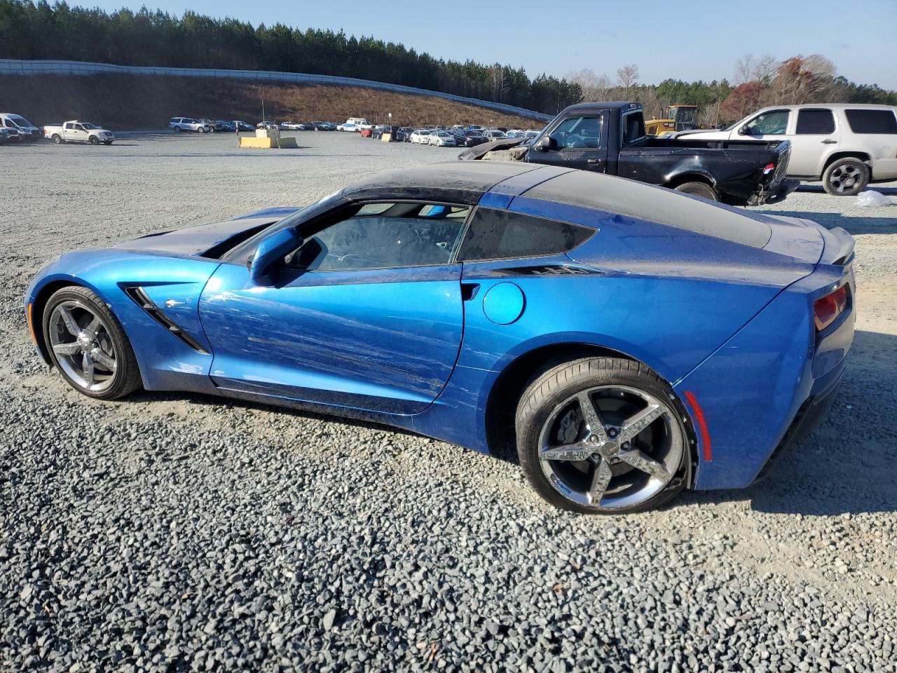 2014 Chevrolet Corvette VIN 1G1YD2D77E5106751 Copart auction photo, side / minor dent/scratches damage thumbnail 2