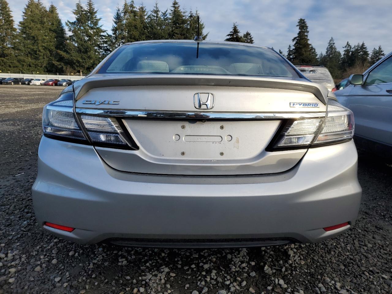 2013 Honda Civic VIN 19XFB4F27DE202805 Copart auction photo, minor dent/scratches damage thumbnail 6