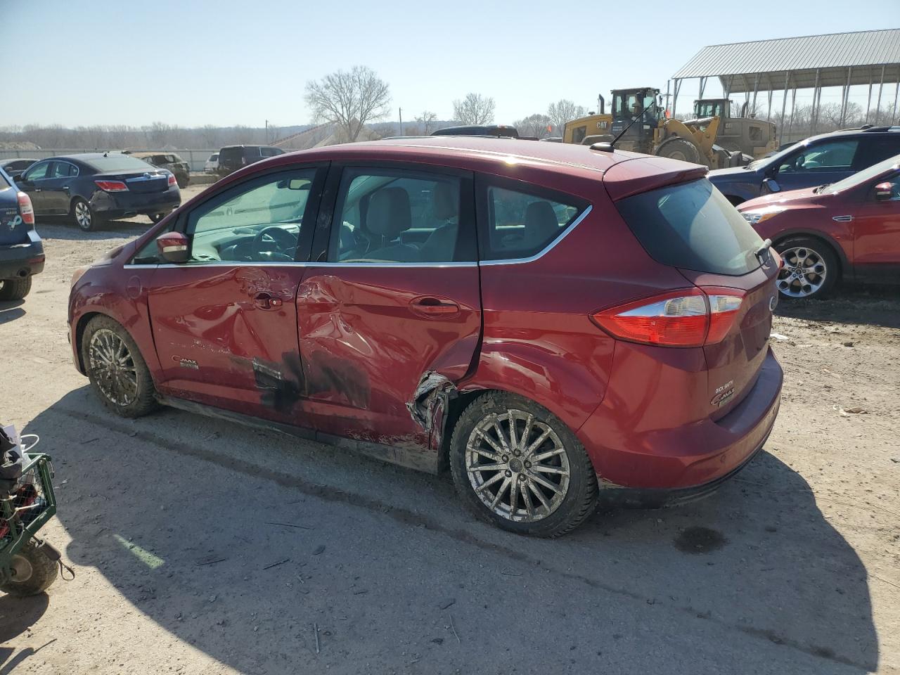 2013 Ford C-MAX VIN 1FADP5CU5DL555108 Copart auction photo, side damage thumbnail 2