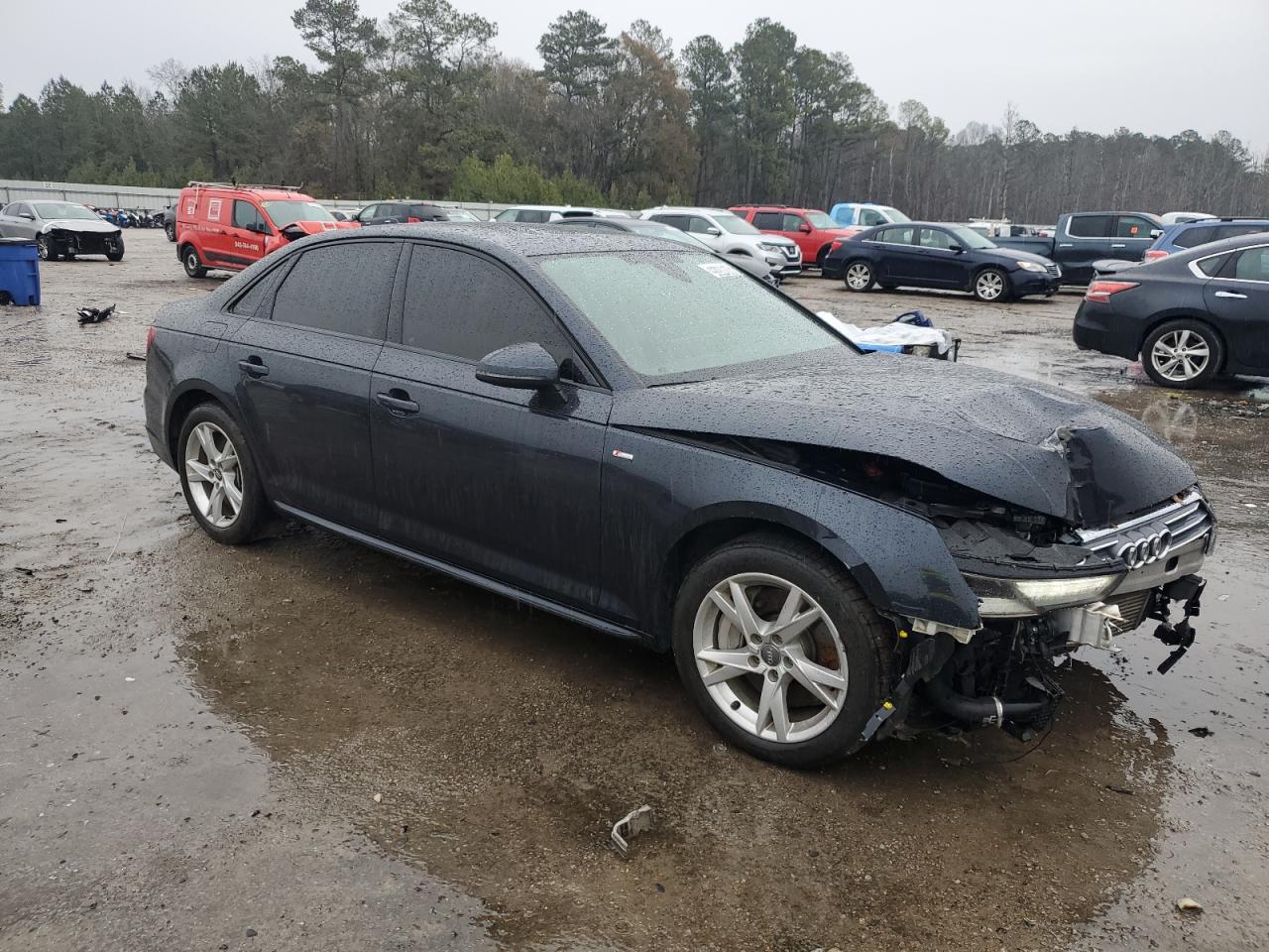 2018 Audi A4 VIN WAUDNAF43JA214525 Copart auction photo, front end damage thumbnail 4