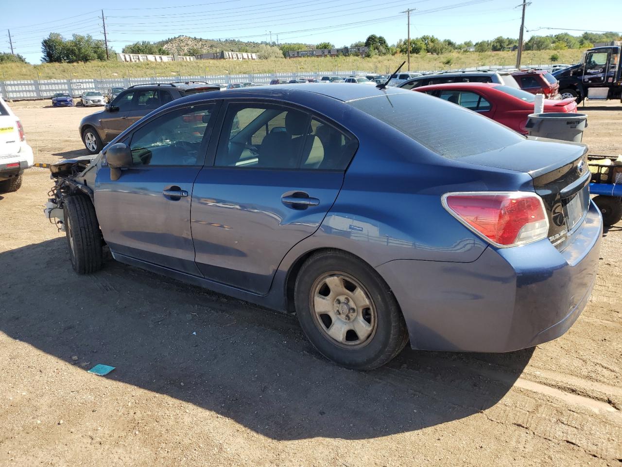 2013 Subaru Impreza VIN JF1GJAA66DH010954 Copart auction photo, front end damage thumbnail 2