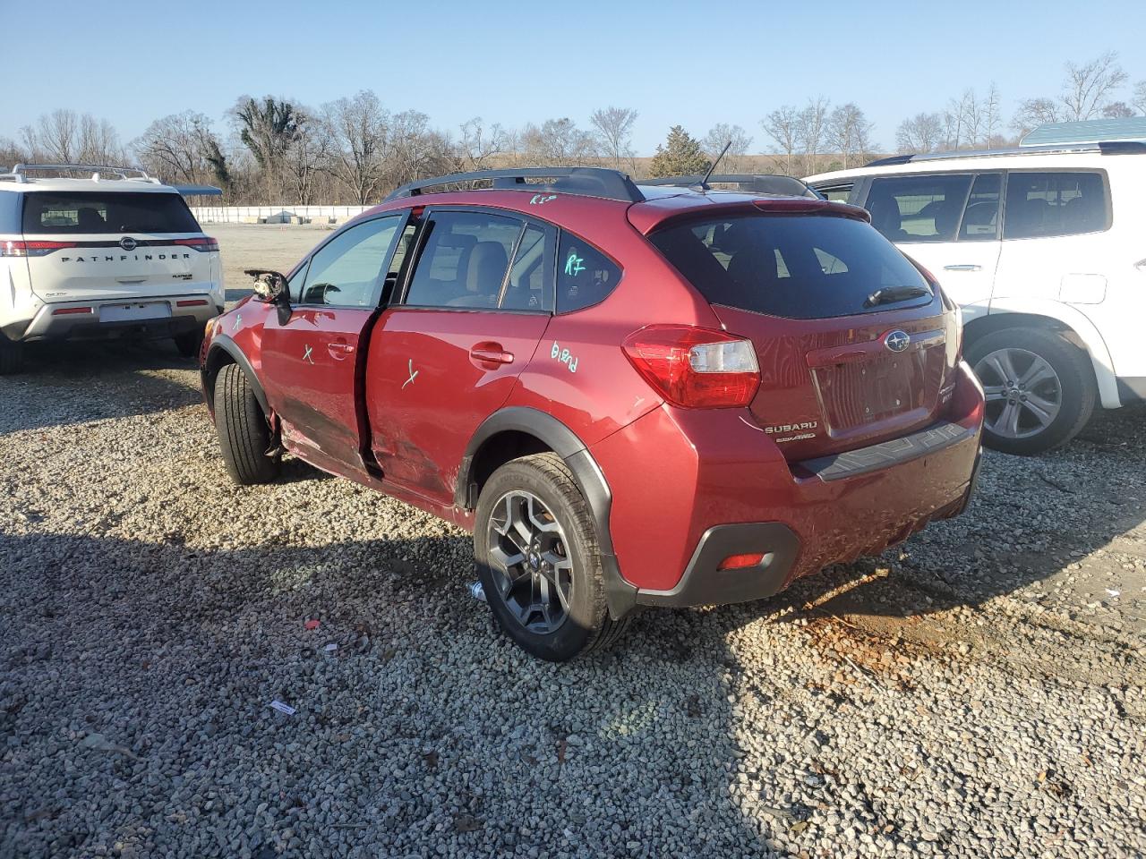 2016 Subaru XV VIN JF2GPABCXG8304263 Copart auction photo, side damage thumbnail 2