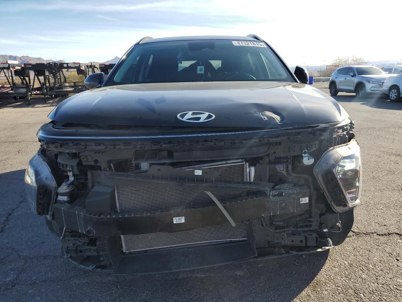2024 Hyundai Kona VIN KM8HB3AB9RU069253 Copart auction photo, front end damage thumbnail 5