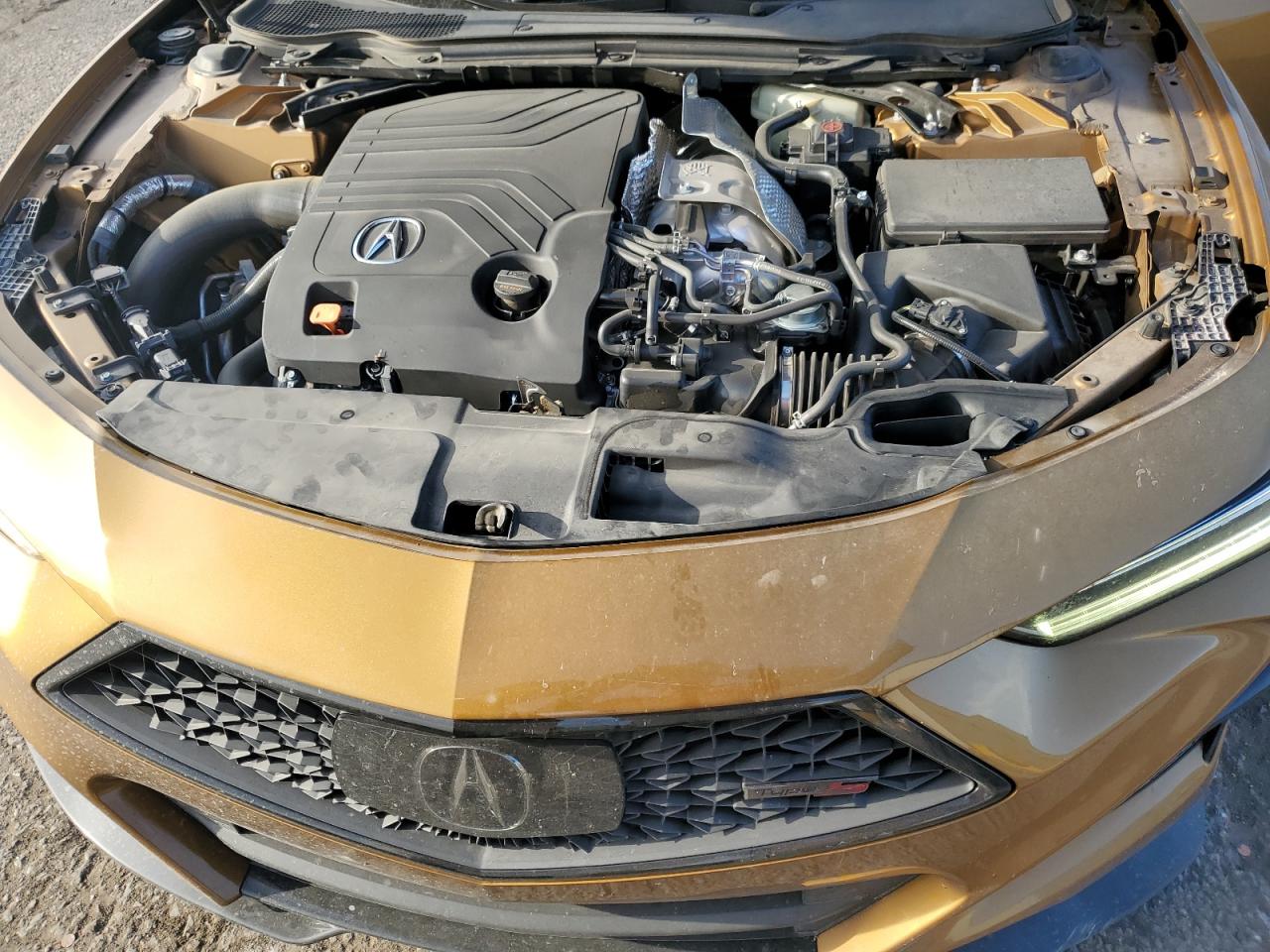 2022 Acura TLX VIN 19UUB7F01NA000121 Copart auction photo, side damage thumbnail 13