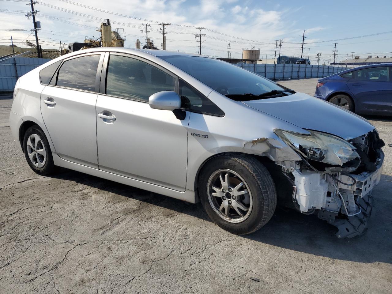 2014 Toyota Prius VIN JTDKN3DU8E0361301 Copart auction photo, front end damage thumbnail 4