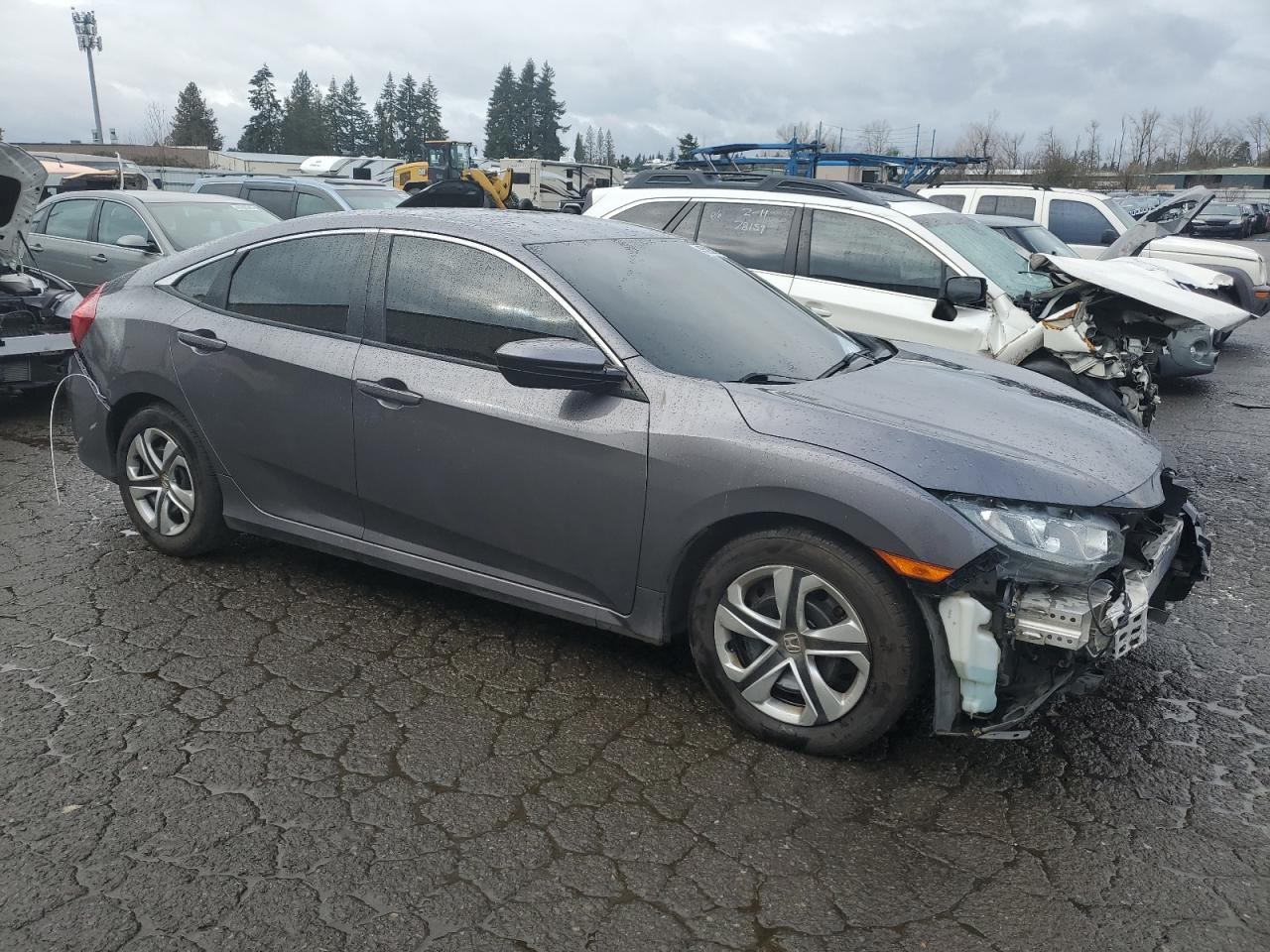 2016 Honda Civic VIN 2HGFC2F57GH536161 Copart auction photo, rear end damage thumbnail 4
