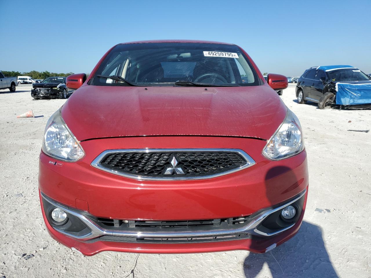 2020 Mitsubishi Mirage VIN ML32A3HJXLH000505 Copart auction photo, side damage thumbnail 5