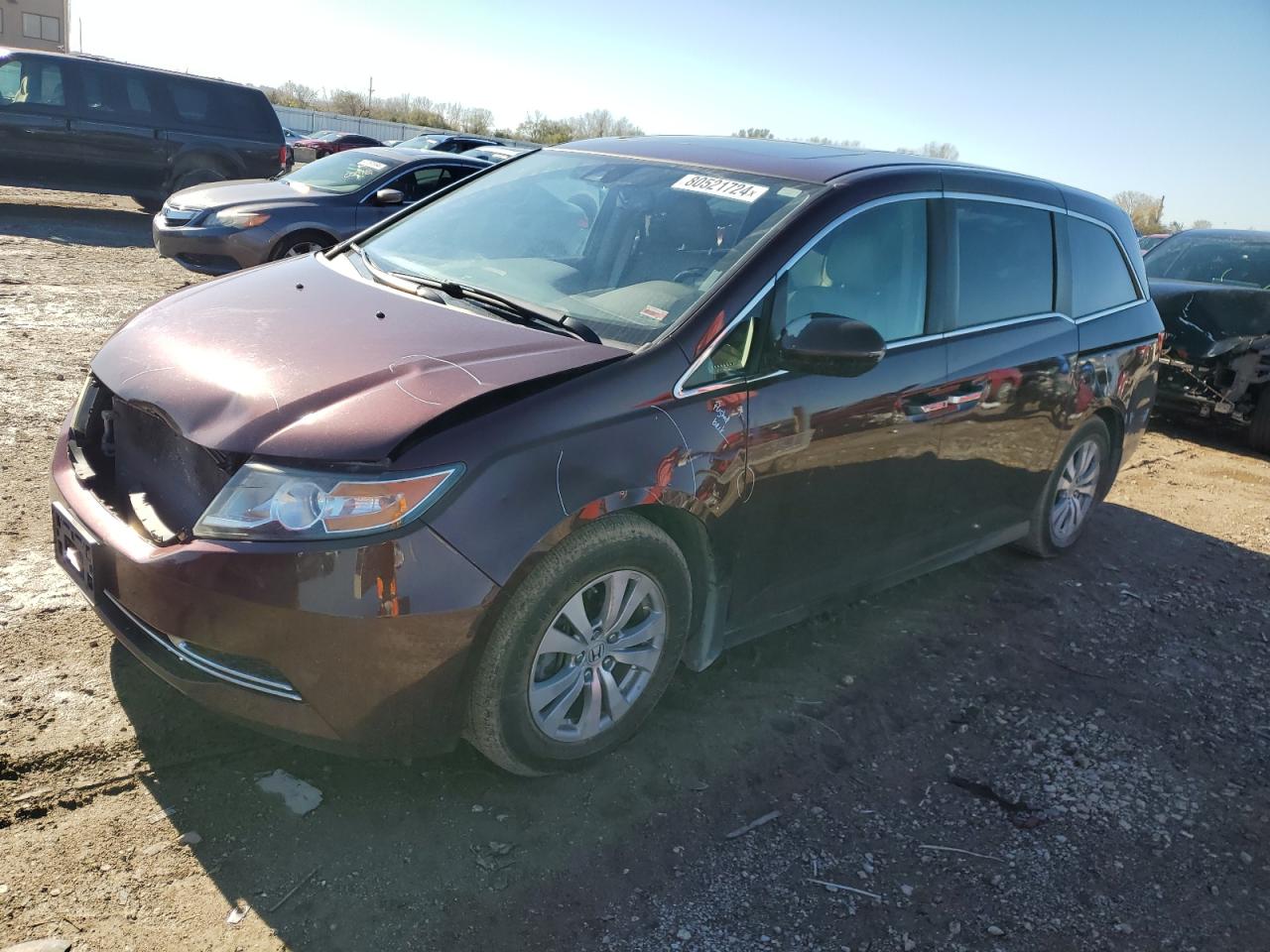 2014 Honda Odyssey VIN 5FNRL5H6XEB009107