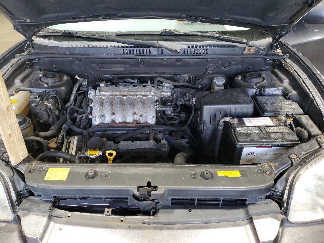 2005 Hyundai Santa Fe VIN KM8SC73E05U981832 Copart auction photo, front end damage thumbnail 12