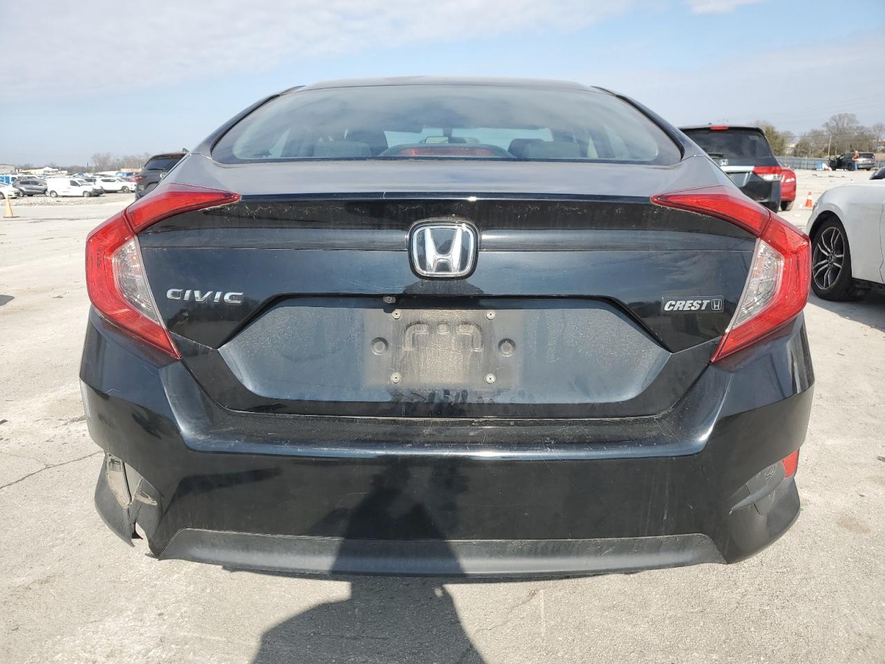 2016 Honda Civic VIN 19XFC2F53GE051445 Copart auction photo, front end / side damage thumbnail 6
