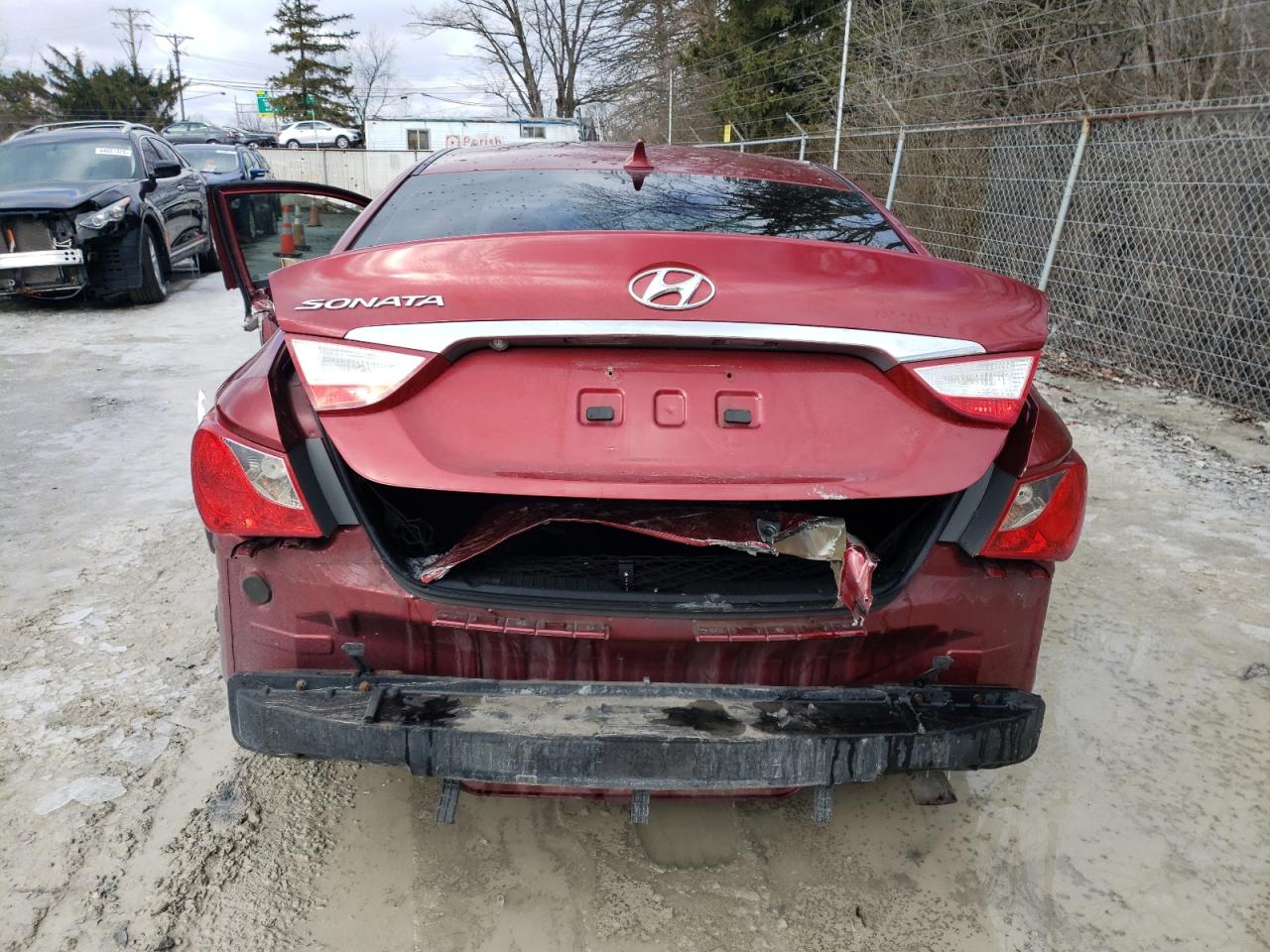 2011 Hyundai Sonata VIN 5NPEB4AC7BH262362 Copart auction photo, front end / side damage thumbnail 6