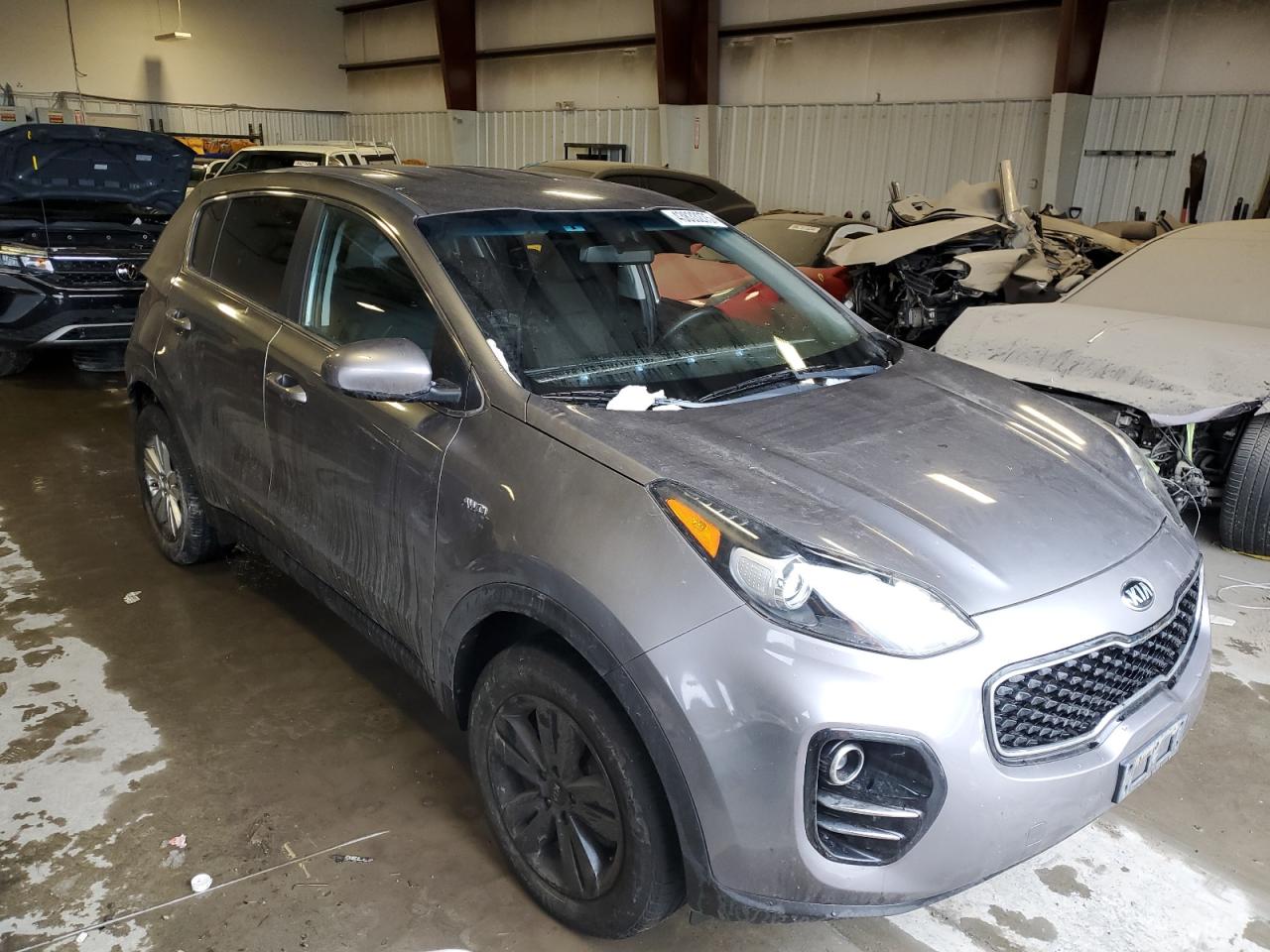 2017 KIA Sportage VIN KNDPMCAC8H7283411 Copart auction photo, rear end / side damage thumbnail 4