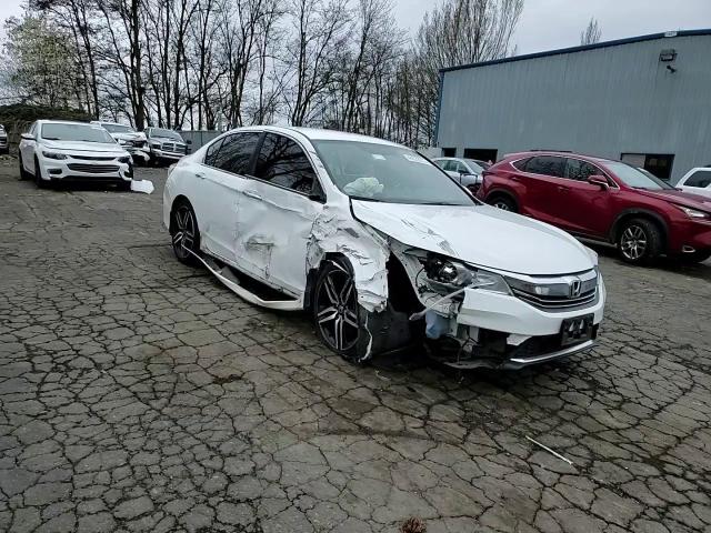 2017 Honda Accord VIN 1HGCR2F53HA066096 Copart auction photo, side / front end damage thumbnail 10