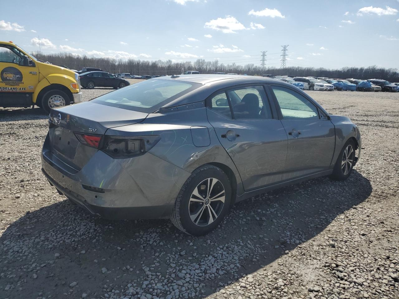 2020 Nissan Sentra VIN 3N1AB8CV9LY217905 Copart auction photo, front end damage thumbnail 3