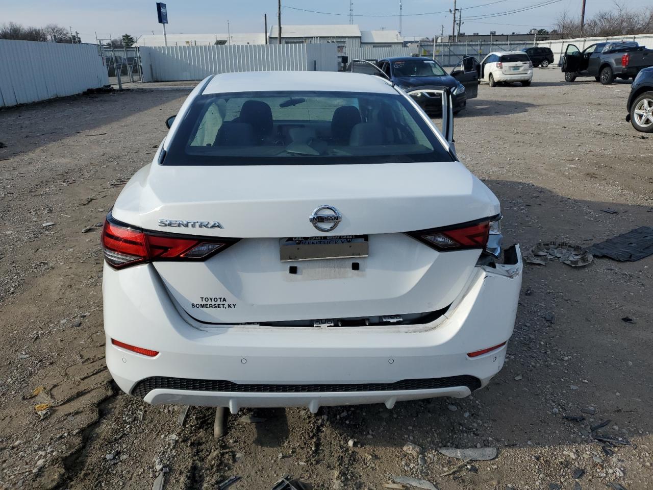 2020 Nissan Sentra VIN 3N1AB8BV6LY295236 Copart auction photo, all over damage thumbnail 6