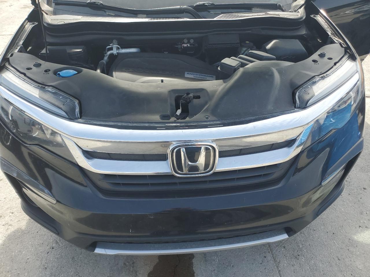 2019 Honda Pilot VIN 5FNYF6H56KB092496 Copart auction photo, front end / side damage thumbnail 12