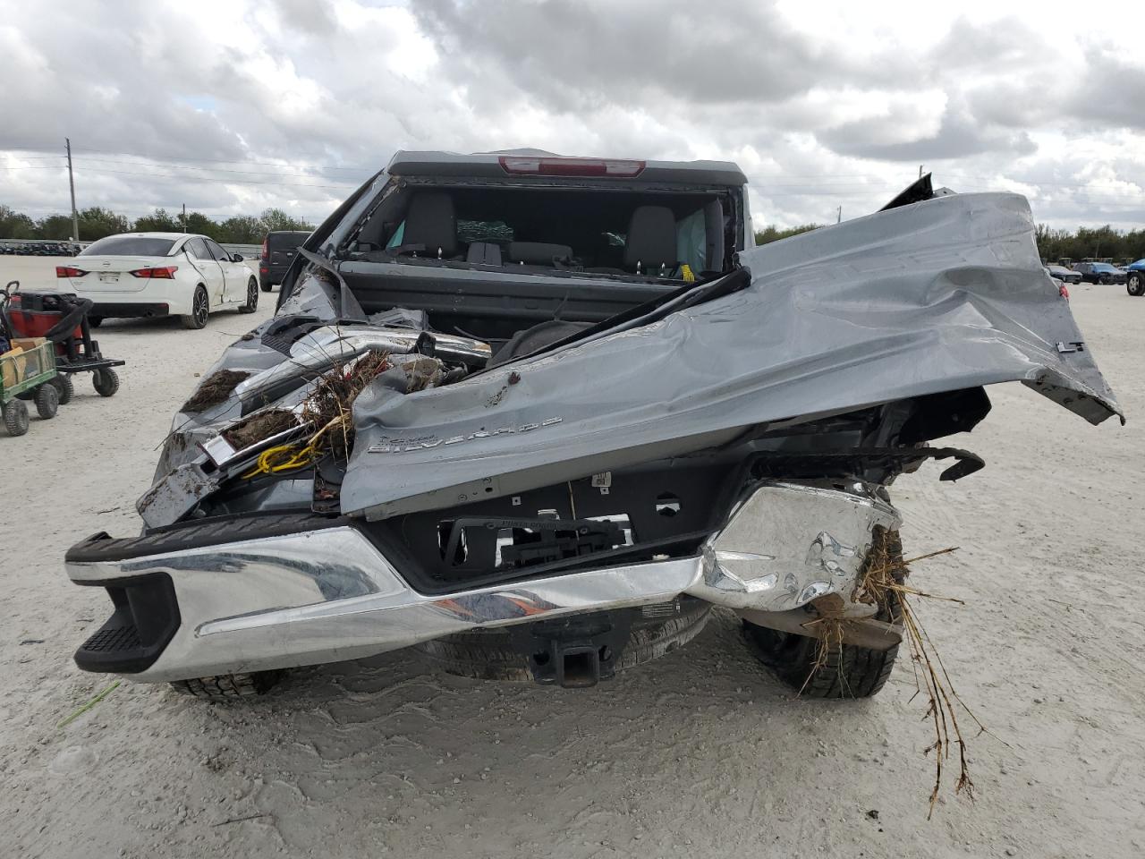2023 Chevrolet Silverado VIN 3GCPACEK1PG256385 Copart auction photo, all over damage thumbnail 6