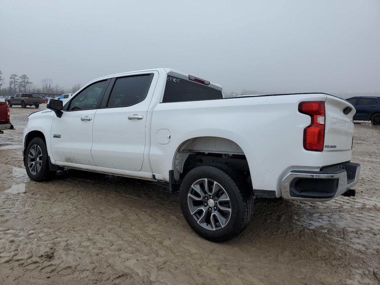 2020 Chevrolet Silverado VIN 3GCPWCED7LG237191 Copart auction photo, side / front end damage thumbnail 2