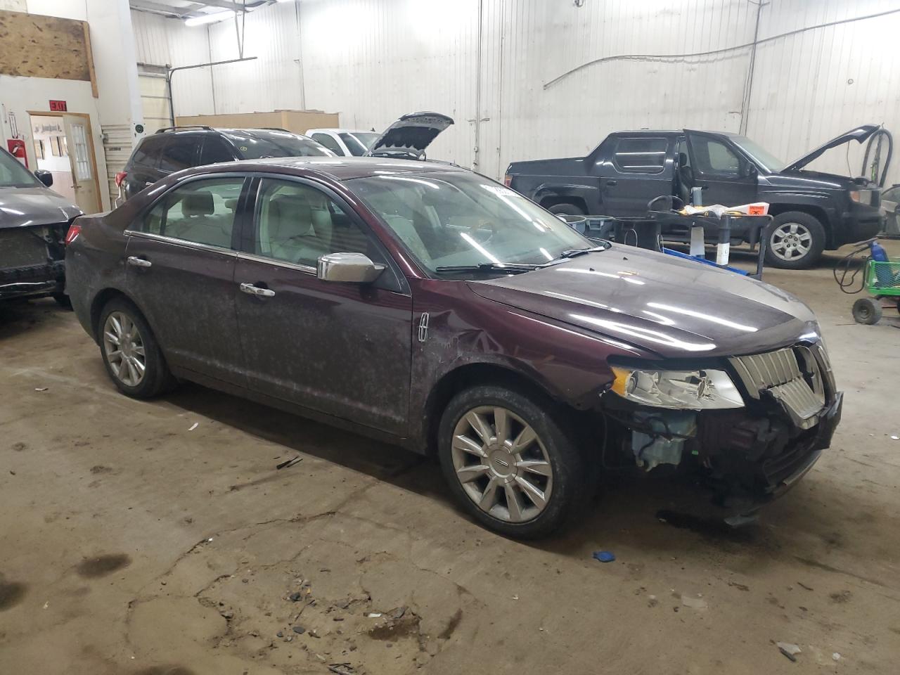2012 Lincoln MKZ VIN 3LNHL2JC3CR829644 Copart auction photo, front end damage thumbnail 4