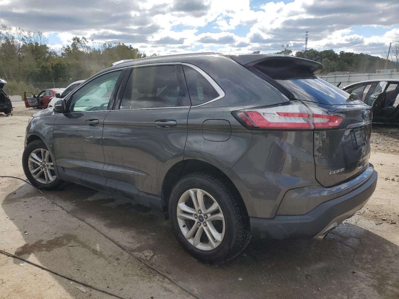 2019 Ford Edge VIN 2FMPK4J99KBB63272 Copart auction photo, side / front end damage thumbnail 2